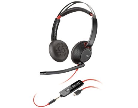 Poly Blackwire 5220, черен на супер цени