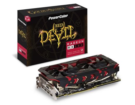PowerColor Radeon RX 580 8GB Red Devil Golden Sample OC на супер цени
