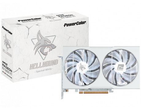 PowerColor Radeon RX 6650 XT 8GB Hellhound Spectral White OC на супер цени