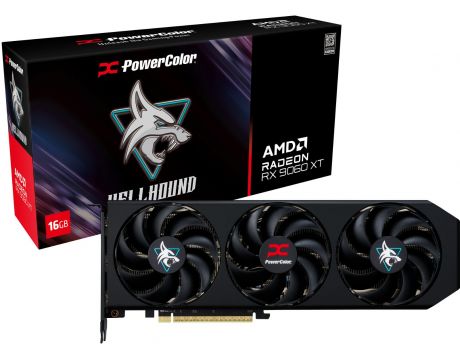 PowerColor Radeon RX 9060 XT 16GB Hellhound OC на супер цени