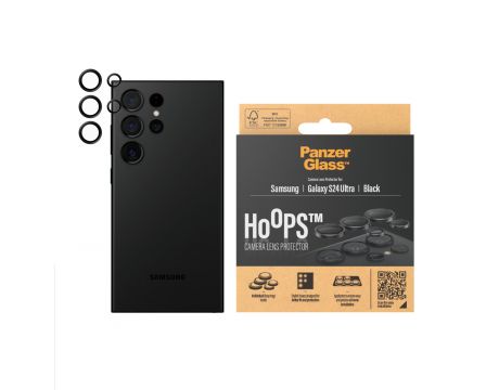 PanzerGlass Hoops за Samsung Galaxy S24 Ultra, прозрачен/черен на супер цени