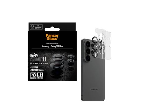 PanzerGlass Hoops Ceramic II за Samsung Galaxy S26 Ultra на супер цени