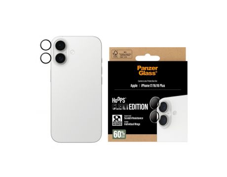 PanzerGlass Hoops Clear за Apple iPhone 17/ 16/ 16 Plus на супер цени