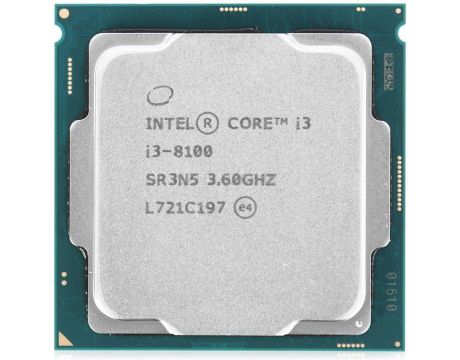 Intel Core i3-8100 (3.6GHz) (Tray) на супер цени