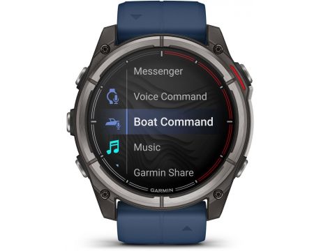 Garmin Quatix 8 AMOLED, 51 мм, черен/тъмносин на супер цени