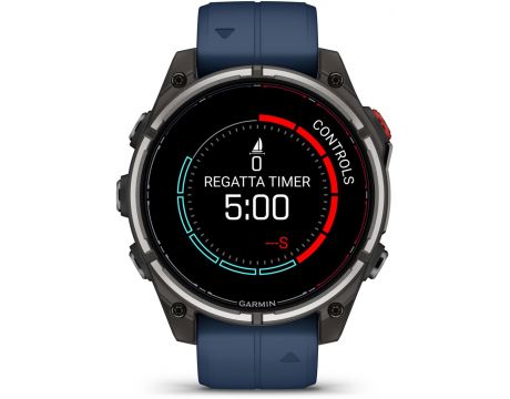 Garmin Quatix 8 Pro AMOLED, 47 мм, черен/син на супер цени