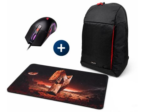раница, мишка и подложка за мишка Acer Nitro на супер цени