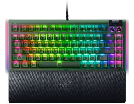Razer BlackWidow V4 75%, зелен на супер цени