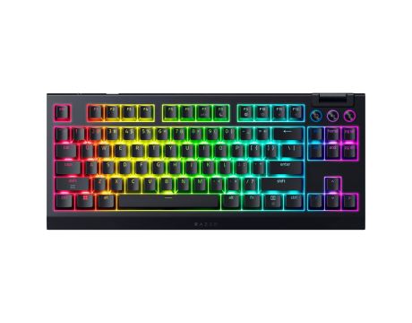 Razer BlackWidow V4 Tenkeyless HyperSpeed, черен на супер цени