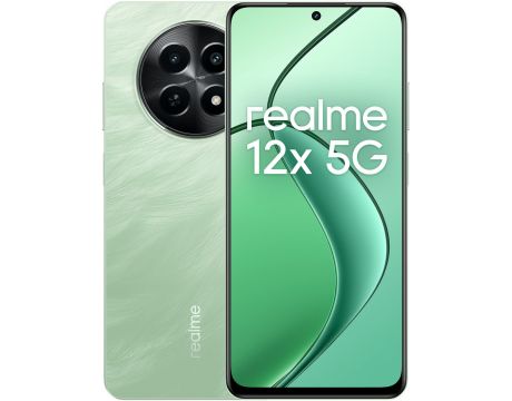 Realme 12x 5G, 6GB, 128GB, Feather Green на супер цени