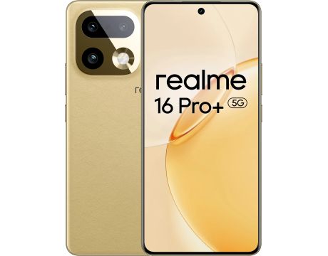 Realme 16 Pro+ 5G, 12GB, 512GB, Master Gold на супер цени