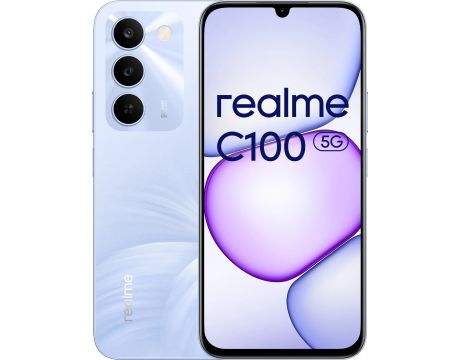 Realme C100 5G, 4GB, 128GB, Blooming Purple на супер цени