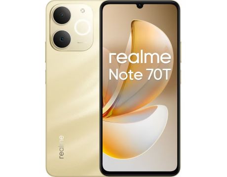 Realme Note 70T, 4GB, 128GB, Gold на супер цени