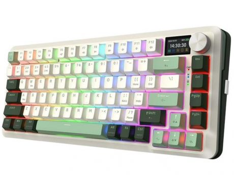 Redragon Flekact K708 PRO, бял/зелен на супер цени