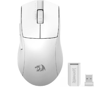 Redragon K1NG M916 LIT, бял на супер цени