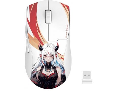 Redragon K1NG MAX Anime M918 PRO, бял на супер цени