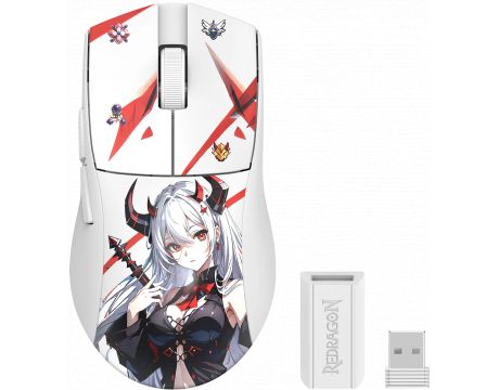 Redragon K1NG PRO 1K M916AK-PRO, бял на супер цени
