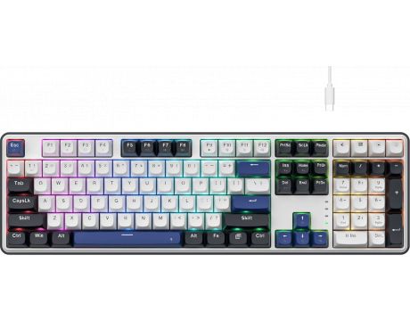 Redragon Wyvern K689, бял/син на супер цени