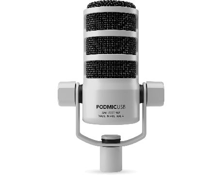 RODE PodMic USB, бял на супер цени