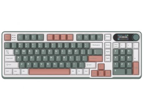 Royal Kludge S98, зелен/бял на супер цени