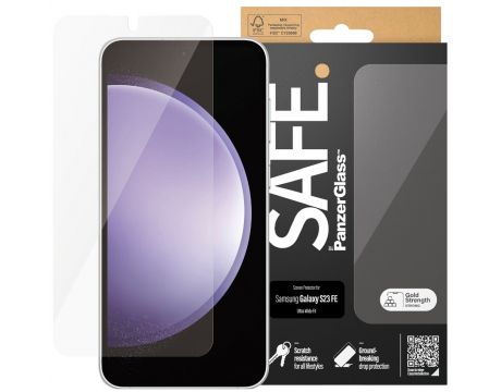 SAFE UWF за Samsung S23 FE, прозрачен на супер цени