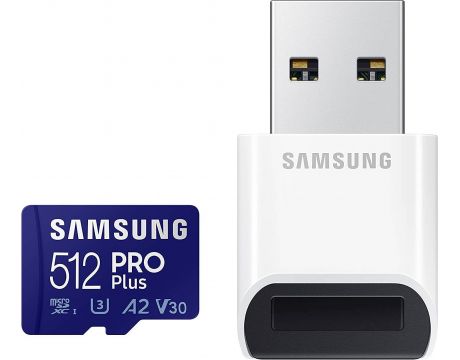 512GB Samsung microSDXC Samsung PRO Plus + USB адаптер на супер цени
