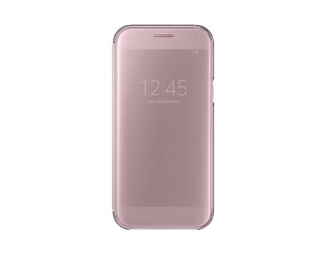 Samsung Clear View Cover за Samsung A5 (2017), розов на супер цени