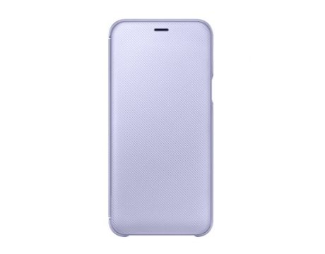 Samsung Flip Wallet Cover за Galaxy A6 (2018), лилав на супер цени