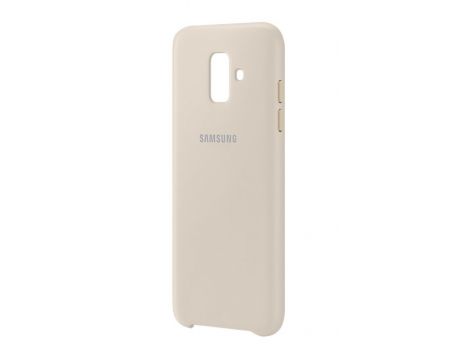 Samsung Dual Layer Cover за Galaxy A6 (2018), златист на супер цени
