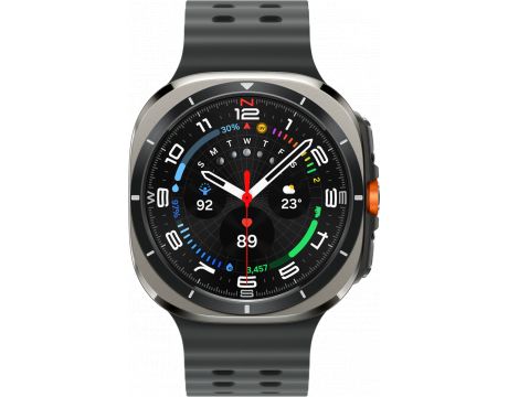 Samsung Galaxy Watch Ultra 2025, Cellular, 47 мм, сребрист/черен на супер цени