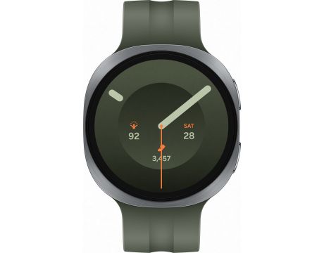 Samsung Galaxy Watch9, 44 мм, сребрист/зелен на супер цени