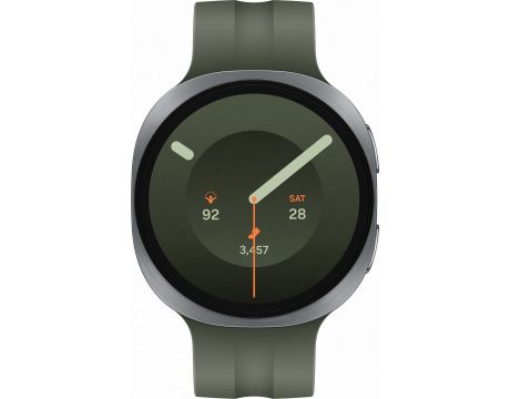 Samsung Galaxy Watch9, Cellular, 44 мм, сребрист/зелен на супер цени