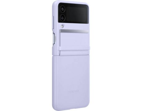 Samsung Flip4 Flap Leather за Samsung Galaxy Z Flip 4, лилав на супер цени