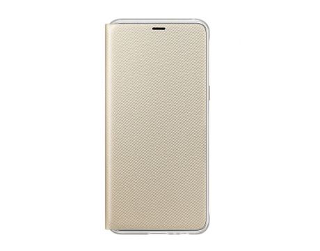 Samsung Neon Flip за Galaxy A8 (2018), златист на супер цени