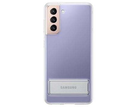 Samsung Clear Standing Cover за Galaxy S21, прозрачен на супер цени