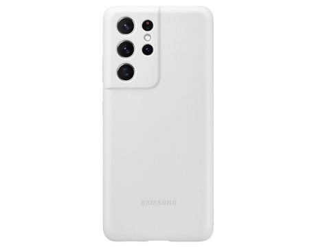 Samsung Silicone Cover за Galaxy S21 Ultra, gray на супер цени