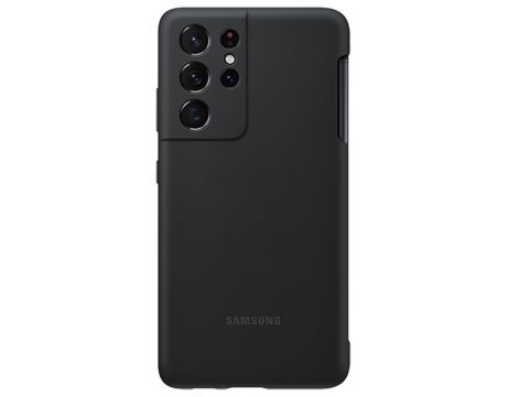 Samsung Silicone Cover за Galaxy S21 Ultra със S Pen, black на супер цени
