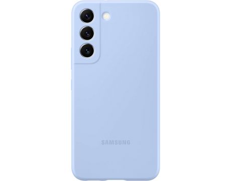 Samsung G906 Silicone Cover за Samsung Galaxy S22+, светлосин на супер цени