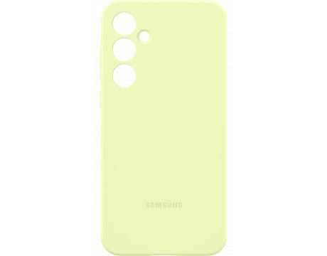 Samsung Silicone за Samsung Galaxy A55, жълт на супер цени