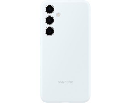 Samsung Silicone за Samsung Galaxy S24+, бял на супер цени