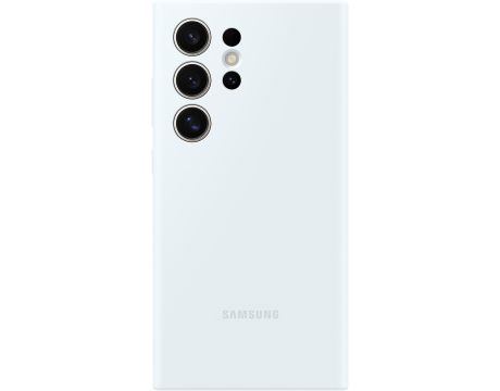 Samsung Silicone за Samsung Galaxy S24 Ultra, бял на супер цени