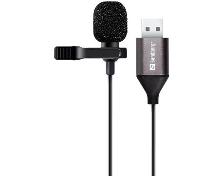 Sandberg USB Clip, черен на супер цени