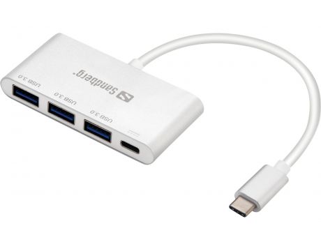 Sandberg USB Type C към 3 x USB 3.0 на супер цени