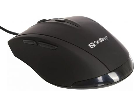 Sandberg Office Mouse, черен на супер цени