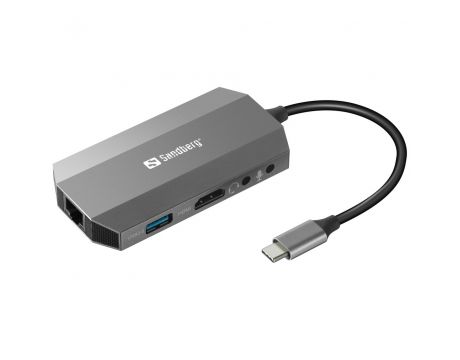 Sandberg USB Type C 6-in-1 на супер цени
