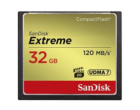 32GB CF SanDisk Extreme, златист на супер цени