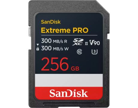 256GB SDXC SanDisk Extreme PRO, черен на супер цени