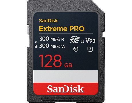 128GB SDXC SanDisk Extreme PRO, черен на супер цени