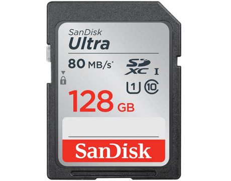 128GB SDXC SanDisk Ultra, черен на супер цени