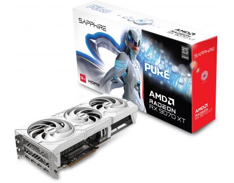 SAPPHIRE Radeon RX 9070 XT 16GB Pure на супер цени